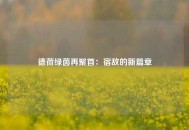 德荷绿茵再聚首：宿敌的新篇章