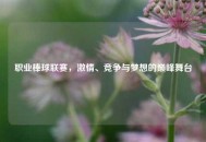 职业棒球联赛，激情、竞争与梦想的巅峰舞台