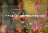 体育直播比赛：连接全球观众的激情纽带