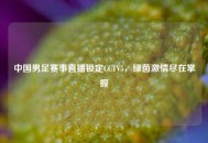 中国男足赛事直播锁定CCTV5，绿茵激情尽在掌握