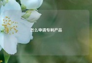 怎么申请专利产品