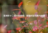 亚洲杯十二强分组揭晓：强强对话与黑马突围