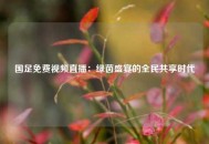 国足免费视频直播：绿茵盛宴的全民共享时代
