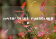 2018年世界乒乓球锦标赛：群雄逐鹿哈尔姆斯塔德