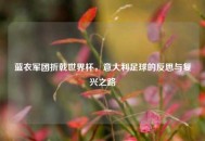 蓝衣军团折戟世界杯，意大利足球的反思与复兴之路