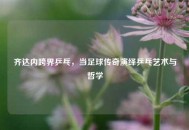 齐达内跨界乒乓，当足球传奇演绎乒乓艺术与哲学