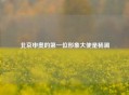 北京申奥的第一位形象大使是杨澜
