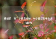 鹿柴的‘柴’字读音揭秘，一字背后的千年文化密码