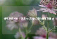 畅享激情时刻：探索NBA直播软件的观赛新体验