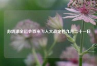 苏炳添全运会百米飞人大战定档九月二十一日