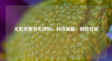 尤尼克斯羽毛球拍，科技赋能，制胜性能