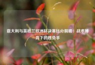 意大利与英格兰欧洲杯决赛比分前瞻：战术博弈下的胜负手