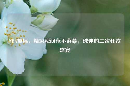 NBA重播，精彩瞬间永不落幕，球迷的二次狂欢盛宴