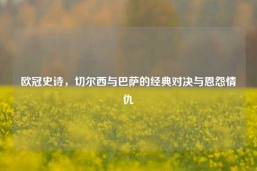 欧冠史诗，切尔西与巴萨的经典对决与恩怨情仇
