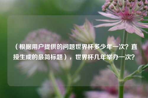 （根据用户提供的问题世界杯多少年一次？直接生成的最简标题），世界杯几年举办一次？