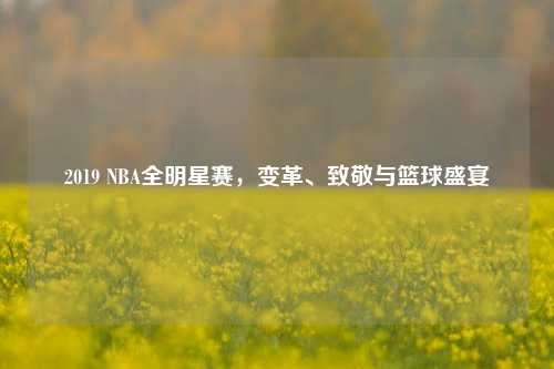 2019 NBA全明星赛,变革、致敬与篮球盛宴