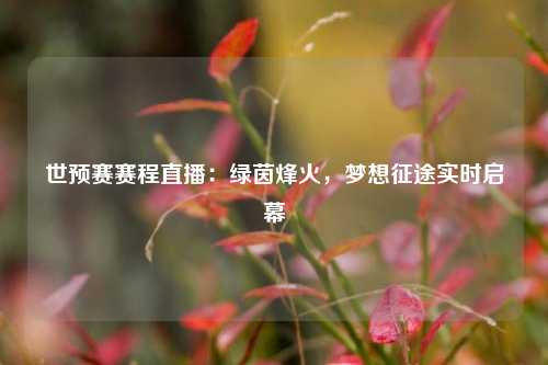 世预赛赛程直播：绿茵烽火，梦想征途实时启幕