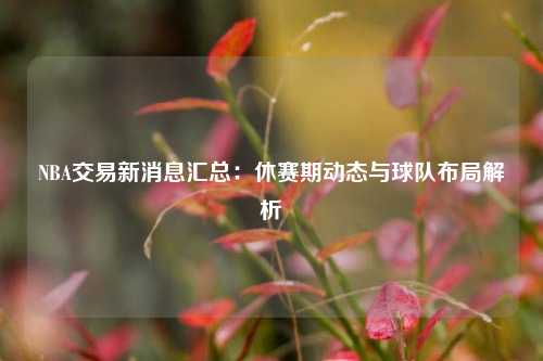 NBA交易新消息汇总：休赛期动态与球队布局解析