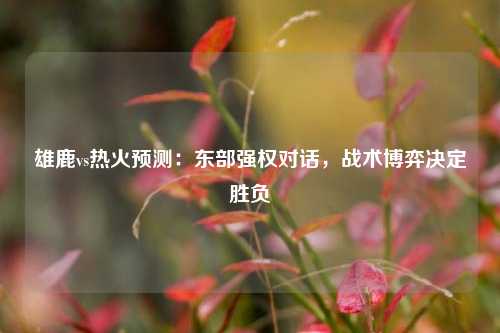 雄鹿vs热火预测：东部强权对话，战术博弈决定胜负