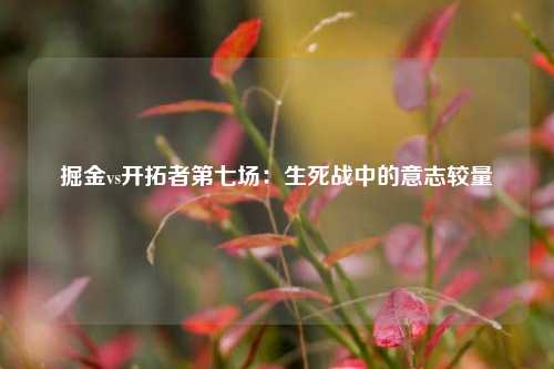 掘金vs开拓者第七场：生死战中的意志较量