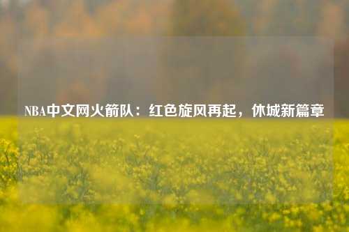 NBA中文网火箭队：红色旋风再起，休城新篇章