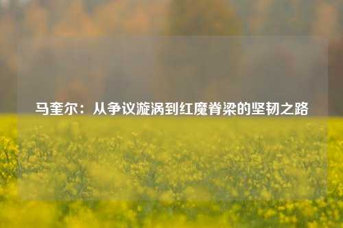马奎尔：从争议漩涡到红魔脊梁的坚韧之路
