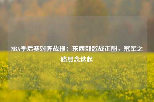 NBA季后赛对阵战报：东西部激战正酣，冠军之路悬念迭起