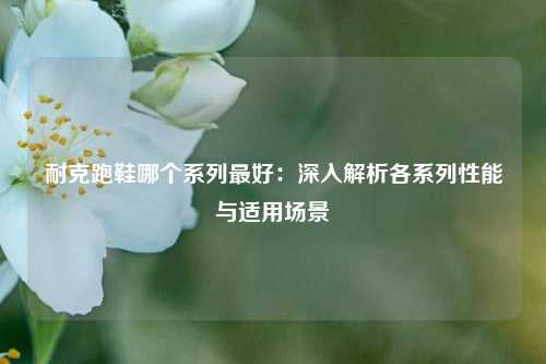 耐克跑鞋哪个系列最好：深入解析各系列性能与适用场景