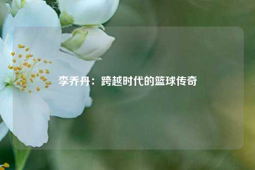 李乔丹：跨越时代的篮球传奇