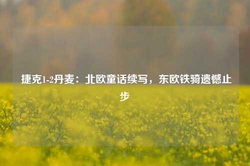 捷克1-2丹麦：北欧童话续写，东欧铁骑遗憾止步